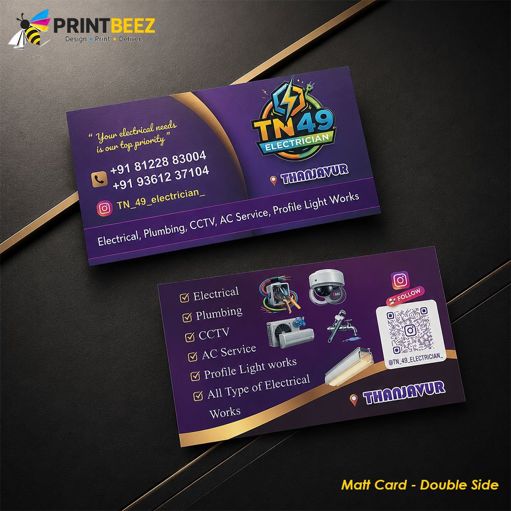 Matt Card Printing in Madurai