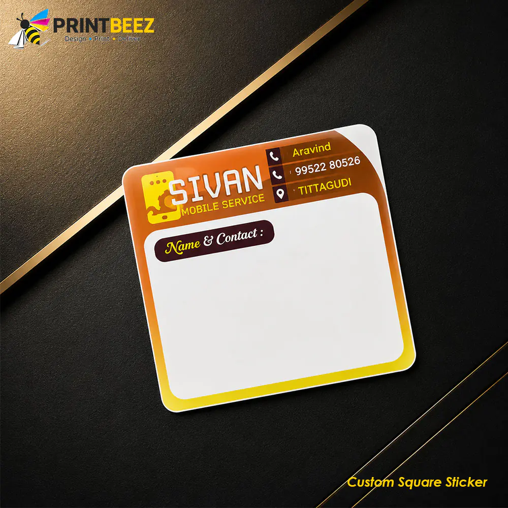 Sticker Printing in Tamil Nadu