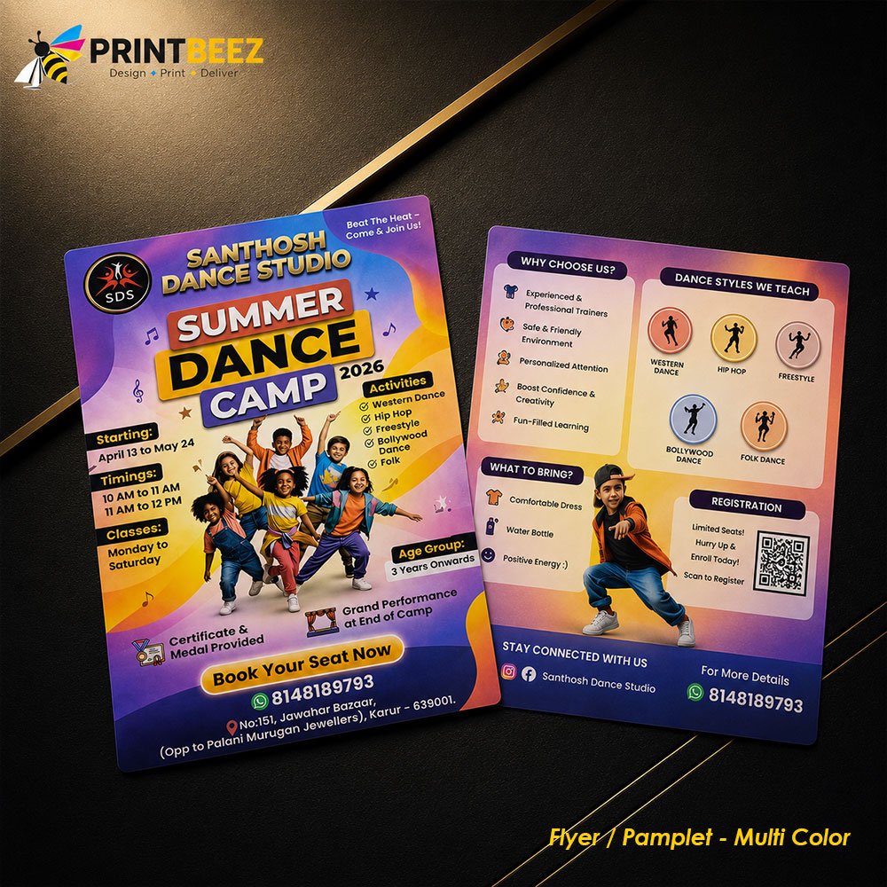 Flyer Printing Services in Tamil Nadu