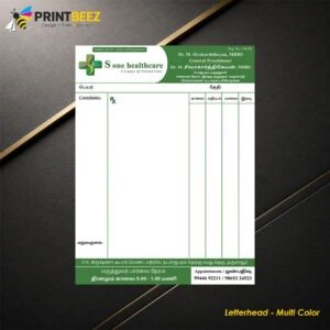 Letterhead Printing in Tamil Nadu